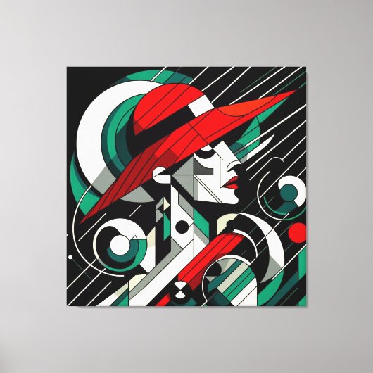 Opvallende visuele illustraties #4 canvas afdruk (Voorkant)