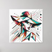 Opvallende visuele illustraties #5 canvas afdruk (Voorkant)