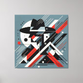 Opvallende visuele illustraties #6 canvas afdruk (Voorkant)