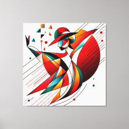 Opvallende visuele illustraties #7 canvas afdruk