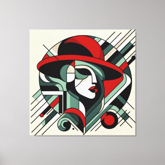 Opvallende visuele kunstwerken #11 canvas afdruk (Voorkant)