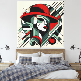 Opvallende visuele kunstwerken #11 canvas afdruk