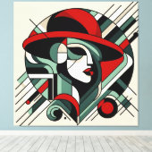 Opvallende visuele kunstwerken #11 canvas afdruk (Insitu (Houten vloer))