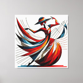 Opvallende visuele kunstwerken #12 canvas afdruk