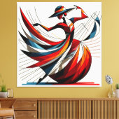 Opvallende visuele kunstwerken #12 canvas afdruk (Insitu (Woonkamer))