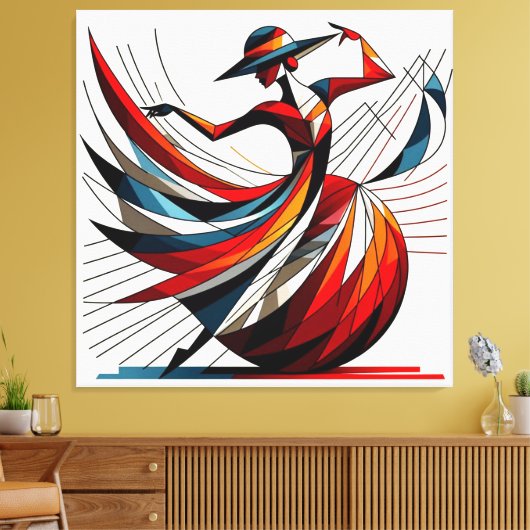 Opvallende visuele kunstwerken #12 canvas afdruk (Insitu (Woonkamer))