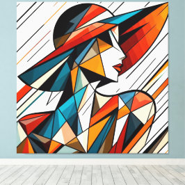 Opvallende visuele kunstwerken #13 canvas afdruk