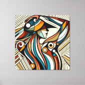 Opvallende visuele kunstwerken #14 canvas afdruk (Voorkant)