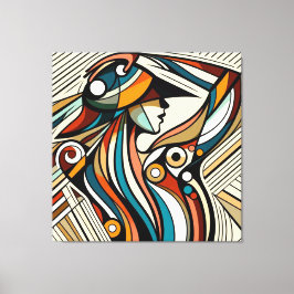 Opvallende visuele kunstwerken #14 canvas afdruk