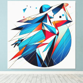 Opvallende visuele kunstwerken #15 canvas afdruk