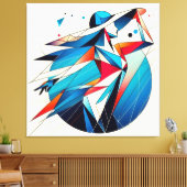 Opvallende visuele kunstwerken #15 canvas afdruk (Insitu (Woonkamer))