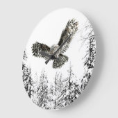 Opvallende vogelgriep Waterverf in prachtige sneeu Grote Klok (Hoek)