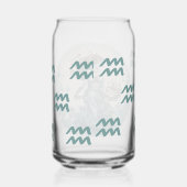 Opvallende Waterman Symbool Kunstwerk Blikvorm Glas (Rechts)