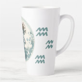 Opvallende Waterman Symbool Kunstwerk Latte Mok (Rechts)