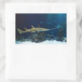 Opvallende zeeduivel rechthoekige sticker (Tas)