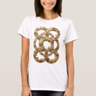 Opvallende zilveren GOUDEN RINGEN Maatwerk T-shirt