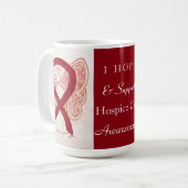 Opvang in een Hospice Lint Engel Douane Mok (Voorkant links)