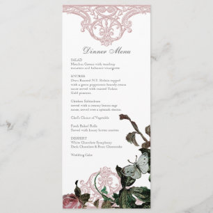 Opvang menu menu menu informeel, Roos Trellis Vint