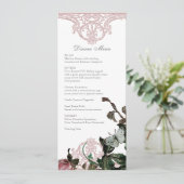 Opvang menu menu menu informeel, Roos Trellis Vint (Staand voorkant)