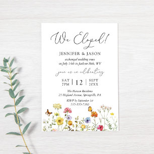 Opvang van de botanische elopement Weddenschap bij Kaart