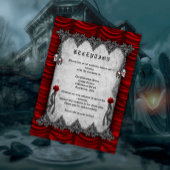 Opvang van de rode Rozen van de zijde Informatiekaartje