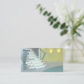 Opvanggebied en trap voor bedrijfsontwerp S Informatiekaartje (Staand voorkant)