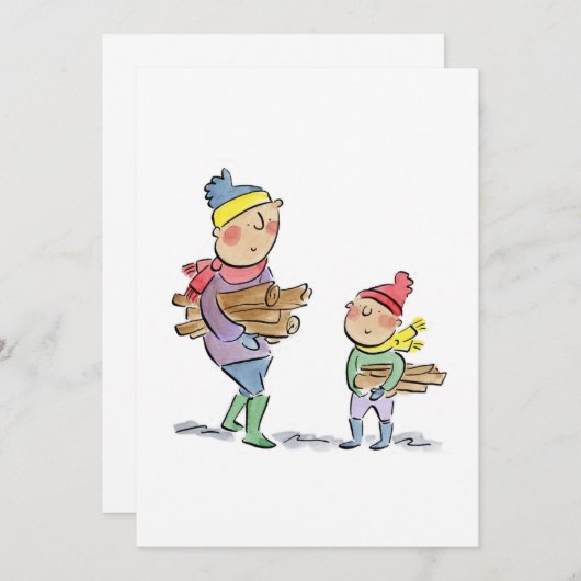 opvanghout kaart (Voorkant / Achterkant)