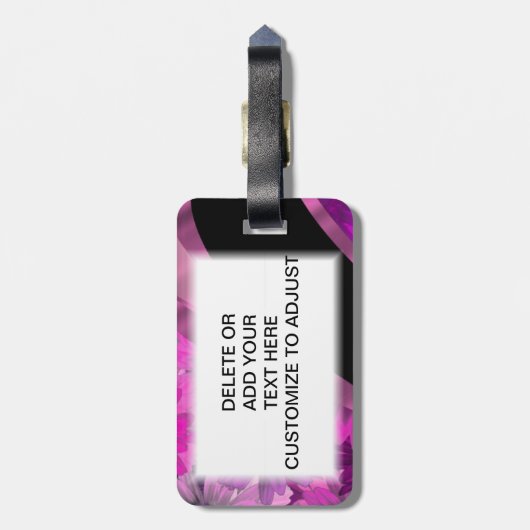 Opvlieger Bagagelabel (Achterkant verticaal)