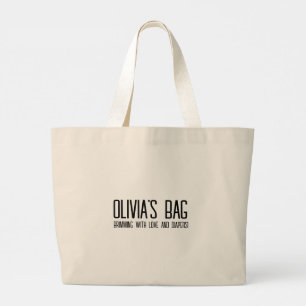 Opvoed Waarheden Grappige moedertas Grote Tote Bag