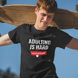 Opvoeden Is Moeilijk - Uitschrijven | Aanpasbare Q T-shirt