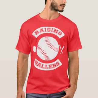 Opvoeden van Ballers Honkbal Softbal Atleten Paren T-shirt