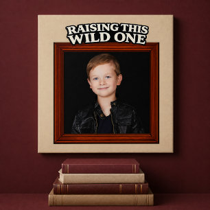 Opvoeden van deze wilde Custom Kid-foto Poster