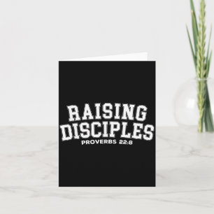 Opvoeden van discipelen Spreuken 22_8 Christelijke Kaart