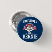 OPVOEDERS VOOR BERNIE SANDERS RONDE BUTTON 3,2 CM (Voorkant /achterkant)