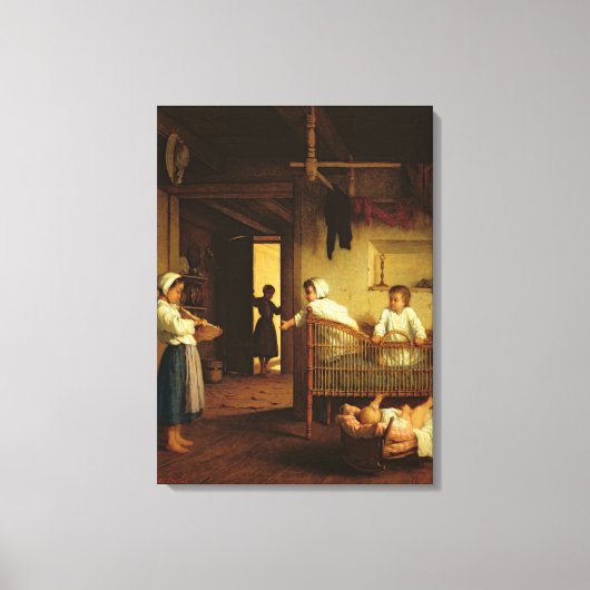 Opvoeding, 1867 canvas afdruk (Voorkant)