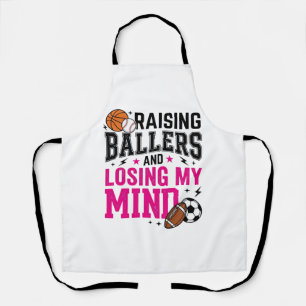 Opvoeding Ballers Sport Moeder Vintage T-Shirt Ont Schort