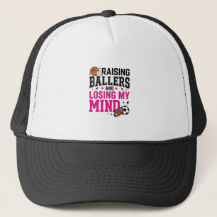 Opvoeding Ballers Sport Moeder Vintage T-Shirt Ont Trucker Pet