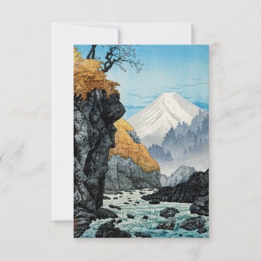 Opvoet van de Ashitaka-berg (1932) door Hiroaki Ta Kaart (Voorkant)