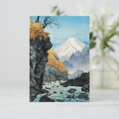 Opvoet van de Ashitaka-berg (1932) door Hiroaki Ta Kaart (Staand voorkant)