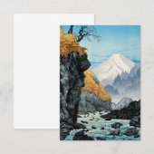 Opvoet van de Ashitaka-berg (1932) door Hiroaki Ta Kaart (Voorkant / Achterkant)