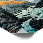 Opvoet van de Ashitaka-berg (1932) door Hiroaki Ta Poster (Hoek)