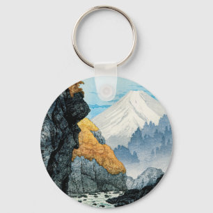 Opvoet van de Ashitaka-berg (1932) door Hiroaki Ta Sleutelhanger