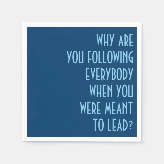 Opvolgen x lood servet (Voorkant)