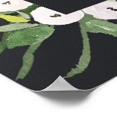 OPVOLGENDE WATERVERF VAN DE FOLIAGE WELKOM POSTER (Hoek)