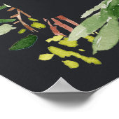 OPVOLGENDE WATERVERF VAN DE FOLIAGE WELKOM POSTER (Hoek)