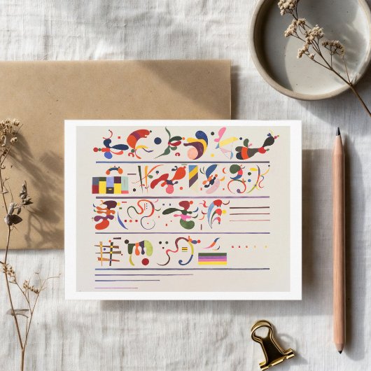 Opvolging, Kandinsky  Briefkaart