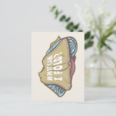 Opvouwbare kleding, wasdag briefkaart (Staand voorkant)