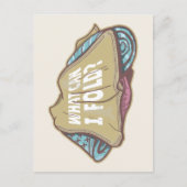 Opvouwbare kleding, wasdag briefkaart (Voorkant)