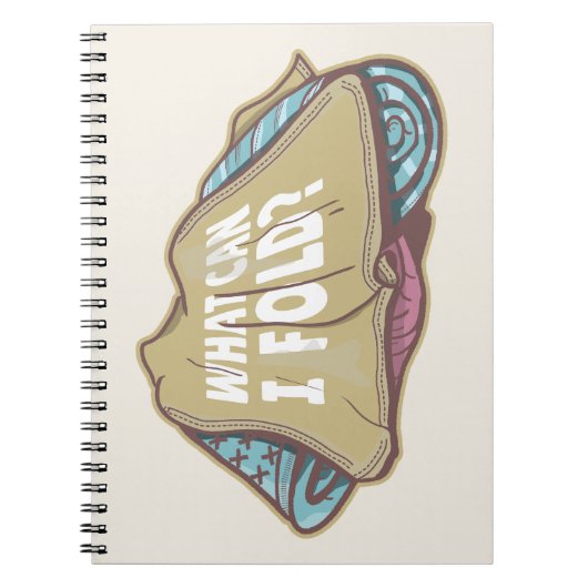 Opvouwbare kleding, wasdag notitieboek (Voorkant)