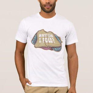 Opvouwbare kleding, wasdag t-shirt